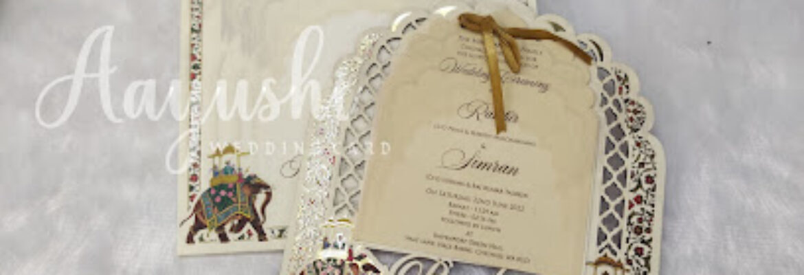 AAYUSHI WEDDING CARD   Best invitation in Mumbai