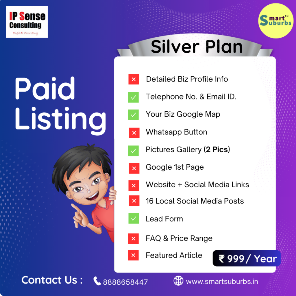 Silver plan for paid listing with best digital marketing agency