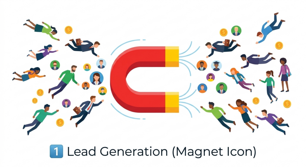 Lead generation digital marketing strategy for business growthPPC lead generation services for targeted customersOnline lead generation campaign for high quality leads
